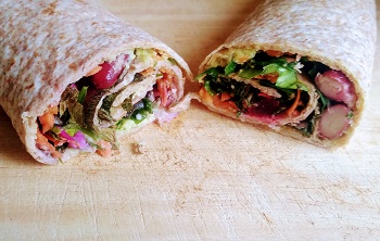 HummusRainbowWrap